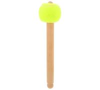 VICASKY Bacchetta per Batteria a Testa di Palla in Legno e Pe, Beige, per Grancassa, per Esibizioni e Marching Band, per Principianti e Studenti