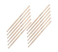 VICASKY Bacchette 5a in Legno D'acero Set Da 6 Paia Per Batteria, Accessori Per Strumenti a Percussione, Bacchette Musicali Per Studenti e Sostituzione