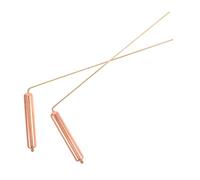 VICASKY Bacchette Da Rabdomante in Rame Manico Per Rilevamento Dell'acqua e Rilevamento Fantasmi, Set 2 Pezzi Portatile Ad Alta Precisione Per Caccia Ai Tesori e Posizionamento Efficiente