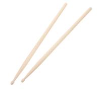 VICASKY Bacchette in Acero Naturale per Percussioni Bacchette in Legno per Batteristi Principianti e Giovani Amanti della Musica Compatibili con Batterie e Tamburi Jazz con Impugnatura