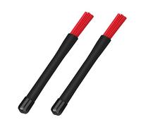 VICASKY Bacchette per batteria Jass di alta qualità, colore rosso, con punta in nylon antiscivolo, durevole e privo di sostanze nocive, per tecniche di gioco creative