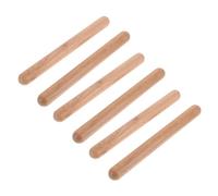 VICASKY Bacchette Ritmiche in Legno Claves per Bambini, Set 3 Paia 20 Cm, Bastoncini Percussioni per Sviluppare Senso del Ritmo e Talento Musicale, Strumenti Didattici per Giovani