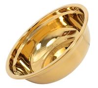 VICASKY Bacinella Rotonda in Acciaio Resistente Ciotola Multiuso per Cucina e Bagno Contenitore Versatile per Insalate Lavaggio e Uso Domestico