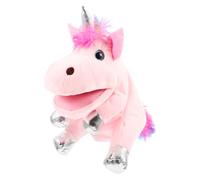 VICASKY Bambola a mano con unicorno, giocattolo creativo con unicorno, giocattolo educativo per bambini, giocattolo a forma di unicorno, per narrare storie, bambola educativa con unicorno, in cotone