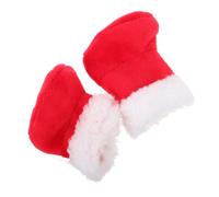 VICASKY Bambola di Natale, stivali in miniatura, decorazione per la casa delle bambole, ornamenti, Babbo Natale, stivali da neve, stivali di Natale, decorazione da tavolo, fai da te