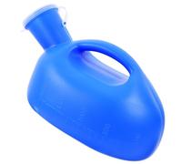 VICASKY Barattolo Plastica Coperchio 2000ml per Urinare Uomo e Anziani, Facile da Pulire di Perdite, per Ospedale e Assistenza Medica