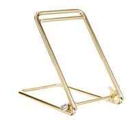 VICASKY Biglietti Tavolo in Acciaio Inossidabile Dorato Dispenser Rotolo Biglietti Lotteria con Base Stabile Organizer Raccoglitore Ticket per Cinema e Eventi