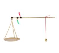 VICASKY Bilancia a Piastra di Rame 100 G per Medicina Cinese, Bilancia Pesapersone Precisa per Cucina, Strumento Tradizionale Confezione, per Pesatura Farmaci e Condimenti