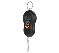 VICASKY Bilancia Elettronica Portatile con Gancio Compatta e Leggera Display LCD per Cucina e Design Nero Batteria