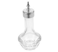 VICASKY Bitters per Cocktail in Vetro con Argentato Contenitore Amaro per Bar Hotel e Casa Design Robusto e Trasparente per Facile degli Ingredienti