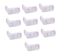 VICASKY Blocchi per armadi sicuri per bambini, confezione da 10 pezzi, per frigoriferi e più bianchi, facili da usare