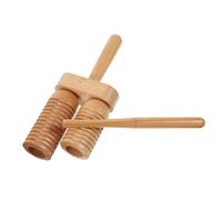 VICASKY Blocco a percussione in legno per ragazzi e ragazze, blocco ritmico di alta qualità, con bacchetta, strumento Orff, per l'educazione musicale precoce e le lezioni di gioco creative