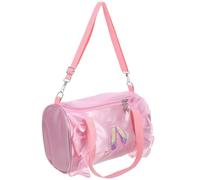 VICASKY Borsa da Balletto per Ragazze in Raso Rosa, Spaziosa e Elegante per Organizzare Accessori Danza, per Viaggi e Ballerine Giovani