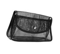 VICASKY Borsa da viaggio per trucchi in rete trasparente, con chiusura magnetica, capacità per viaggi