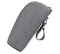 VICASKY Borsa per biberon, borsa termica per neonati, per latte d'avena, da viaggio, per biberon, scaldacollo, borsa per il petto, borsa portatile, colore grigio Oxford, grigio., 8x7x22cm, moderno