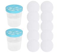 VICASKY Box Deumidificatore per Armadio 2 Pezzi in Plastica Robusta Contenitore Trasparente e Supporto Vuoto, per Bagno e Camera da Letto