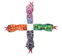 VICASKY Braccialetto ad anello di serpente per bambini, per ragazze, braccialetto a serpente, peluche, per feste, 27X4X3CM, Panno, Senza Gemstone