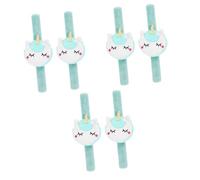 VICASKY Braccialetto pop-ring per il monitoraggio degli animali, braccialetto di Natale, regalo per gli ospiti, per bambini, per Halloween, con chiusura a scatto, bianco, 23.00X8.50X3.00CMx3pcs