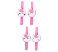 VICASKY Braccialetto pop-ring per il monitoraggio degli animali, braccialetto di Natale, regalo per gli ospiti, per bambini, per Halloween, con chiusura a scatto, bianco, 23.00X8.50X3.00CMx2pcs
