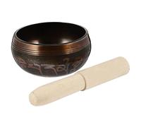VICASKY Campana tibetana, 8 cm, realizzata a mano, per simbolo di Buddha decorativo e bacchetta spirituale