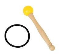 VICASKY Campana tibetana di cristallo Mallet Musica Ciotola Mallet Manico Legno Gomma Suono Ciotola Accessori