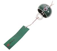 VICASKY Campanelli Eolici in Ceramica Stile Giapponese, Decorazione Da Giardino Da Appendere, Ornamento Esterno Leggero e Resistente Suono Armonioso Per Balcone e Tempio