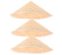 VICASKY Cappelli a Cono di Bambù Intrecciato 3 Pezzi 30 CM per Dipingere Cappelli Tradizionali Asiatici per Cosplay Feste e Attività all'Aperto per Giovani