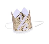 VICASKY Cappello A Per Ragazze Tiara A Metà Adorabile Cappello Da Compleanno Per Cappello Di Benvenuto Per Compleanno Per Cappelli Per La Prima Volta Per Cappello Da Festa