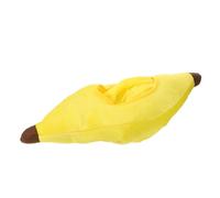 VICASKY Cappello Costume da Banana in Peluche Leggero e Lavabile Copricapo a Tema Frutta per Feste di Carnevale Cosplay e Oggetti di Scena per Foto per Adulti e