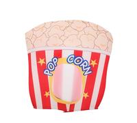 VICASKY Cappello da Secchiello Popcorn per Feste Serali al Cinema Copricapo Costume da Cibo per Carnevale e Natale Accessorio per Foto Secchiello Popcorn per e Adulti