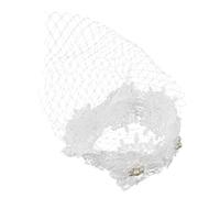 VICASKY Cappello Da Sposa Con Velo Cappelli Da Festa Per Le Donne Con Fermaglio Per Fascinator Per La Festa Del Tè Cappello Da Funerale Accessori Per La Festa Del Tè Per Le