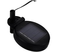 VICASKY Caricatore Solare Rotabile 2 Pezzi Pannello Solare per Luci Solari da Esterno Capacità 2v 120ma in Abs e Acciaio Inossidabile per Realizzare Luci da Terra