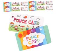 VICASKY Carte perforate leggere con 20 fogli per motivazione e incentivo in classe