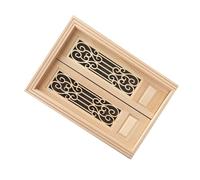 VICASKY Casa delle bambole, piccola decorazione per la casa, giocattolo per bambini, piccola casa, mini giocattolo, piccolo modello mini mini porta in miniatura, simulazione porta