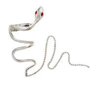 VICASKY Catena per capelli a forma di serpente da donna, resistente e confortevole, per feste, concerti e occasioni speciali, adatta per acconciature lunghe e ricci, leggera e versatile