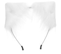 VICASKY Cerchietto con orecchie di gatto in pelliccia sintetica carino cosplay fascia per Halloween e feste, comodo e leggero per feste di compleanno e palline in maschera