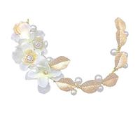 VICASKY Cerchietto Decorativo Bianco con Fiori e Foglie Accessorio per Matrimonio Design Chic Questo Rispetta Indicazioni Fornite Evitando Ripetizioni e Mantenendo una Descrizione e