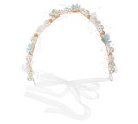 VICASKY cerchietto di perle fascia da sposa fasce floreali Coparino floreale viti nuziale accessori per per donna accessori per con strass Cesto della dea filo di rame