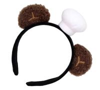 VICASKY Cerchietto Orecchie D'orso e Cappello da Chef Cerchietto Kawaii per Cosplay Animali per Feste e Eventi