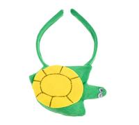 VICASKY Cerchietto per Capelli a Forma di Testuggine in Peluche Morbido per Cosplay e Feste Accessorio Costume Unisex per Celebrazioni e Performance