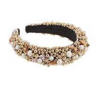 VICASKY Cerchietto Per Capelli Barocco Perline e Cristalli Cerchietto Per Ragazza e Donna Adatto Per Feste e Cerimonie