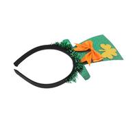 VICASKY Cerchietto per capelli Festival irlandese con design a quadrifoglio, per festa di San Patrizio, copricapo allegro e accessori per feste, porta un'atmosfera festosa e divertimento per le foto