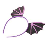 VICASKY Cerchietto per Chioma di Halloween Decorazione Pipistrello Leggero e Confortevole, Accessorio Unico Stile Diavolo per Donne e Adolescenti alle Feste Cerimoniali