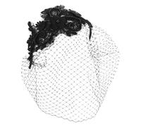 VICASKY Cerchietto Sposa Vintage con Tulle Accessorio per Matrimonio e Feste per Cerimonie e Fotografici Design Glamour