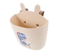 VICASKY Cestino Pensile Per Culla Cestino Porta Calze Borsa Appesa Comodino Borsa Da Parete Per Dormitorio Organizzatore Di Articoli Vari Da Appendere Borsa Per Occhiali Plastica Beige