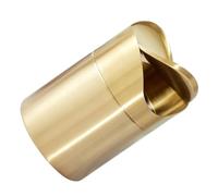 VICASKY Cestino Rifiuti da T a Mini in Acciaio Inox con Coperchio a Pressione