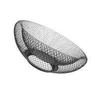 VICASKY Cesto per Frutta in Ferro a Doppio Strato Design a Nido D'uccello, Organizzatore Versatile per Cucina e Soggiorno