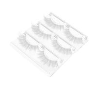 VICASKY Ciglia Finte Bianche 3 Paia Leggere in Fibra Artificiale Per Trucco Da Festa e Spettacolo