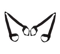 VICASKY Cinghie di Fissaggio Nere in Poliestere per Pattini a Rotelle e Scarponi da Sci Set da 2 Pezzi 120X38 CM Tracolla Ergonomica Regolabile per Trasporto Sportivo Multifunzionale