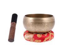 VICASKY Ciotola da meditazione per, realizzata a mano, supporto per campana tibetana e guarnizione relax